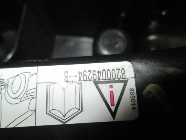 KOMPLET REZERVNEGA KOLESA OEM N. 8200049294 ORIGINAL REZERVNI DEL RENAULT ESPACE / GRAND ESPACE JK0/1 MK4 (05/2003 - 08/2006) DIESEL LETNIK 2005