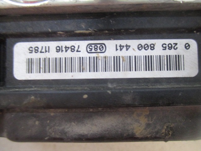 ABS AGREGAT S PUMPO OEM N. 265800441 ORIGINAL REZERVNI DEL CITROEN C1 (2005 - 2014) BENZINA LETNIK 2007