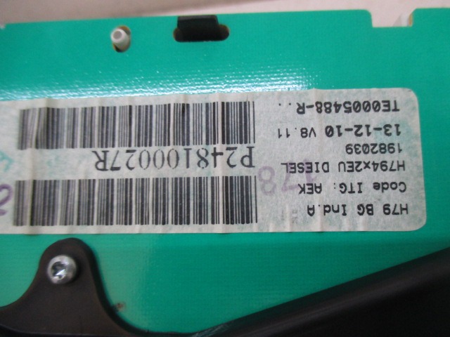 KILOMETER STEVEC OEM N. P248100027R ORIGINAL REZERVNI DEL DACIA DUSTER HS (2010 - 2017) DIESEL LETNIK 2011