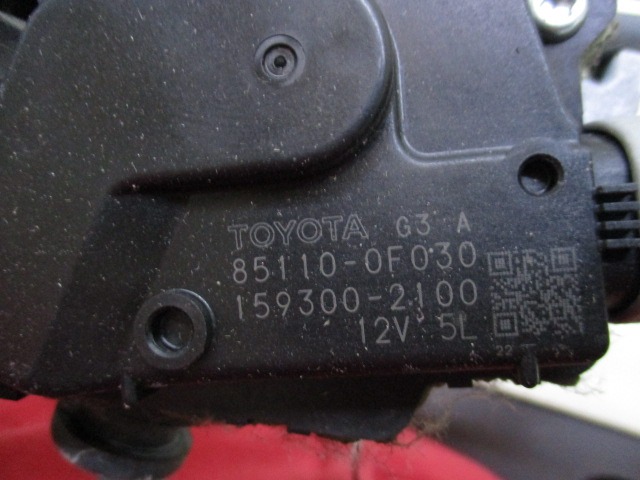 MOTORCEK PREDNJIH BRISALCEV OEM N. 85100-0F030 ORIGINAL REZERVNI DEL TOYOTA VERSO P12 R2 (2009 - 2018) DIESEL LETNIK 2009