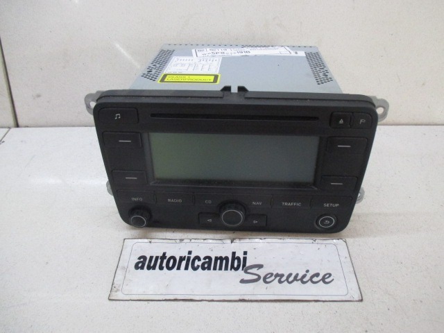 RADIO CD / OJACEVALNIK / IMETNIK HIFI OEM N. 5P0035191B ORIGINAL REZERVNI DEL SEAT ALTEA XL 5P5 (2007 - 02/2009) DIESEL LETNIK 2007