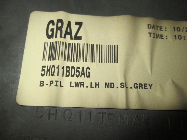 OEM N. 5HQ11BD5AG ORIGINAL REZERVNI DEL JEEP GRAND CHEROKEE WH WK MK3 (05/2005-08/2008) DIESEL LETNIK 2007