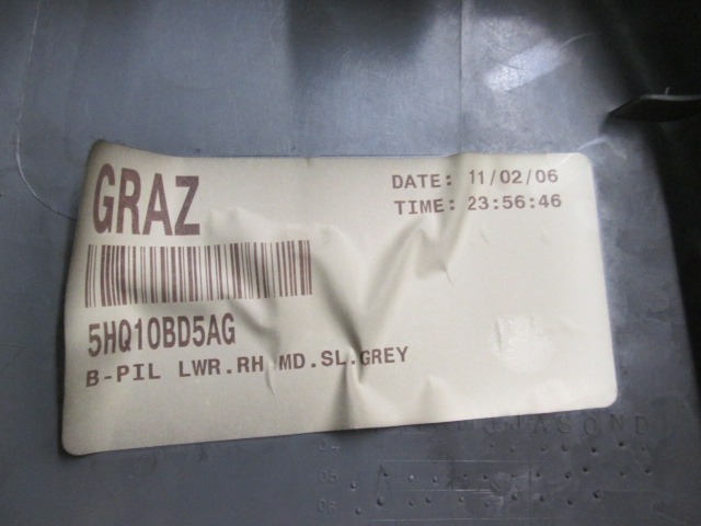 OEM N. 5HQ10BD5AG ORIGINAL REZERVNI DEL JEEP GRAND CHEROKEE WH WK MK3 (05/2005-08/2008) DIESEL LETNIK 2007