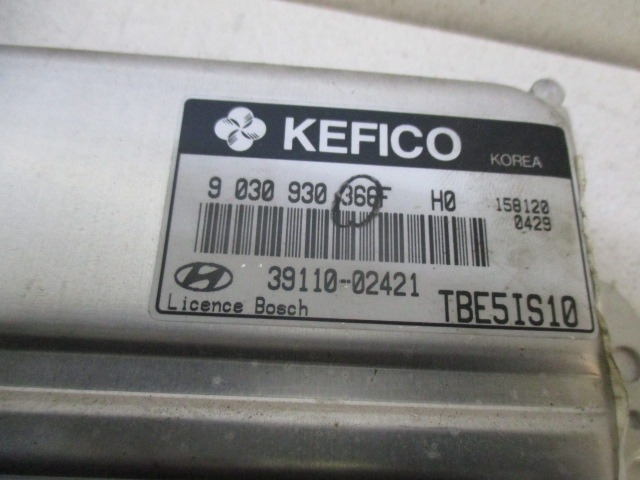 KOMPLET ODKLEPANJE IN VZIG  OEM N. 16978 KIT ACCENSIONE AVVIAMENTO ORIGINAL REZERVNI DEL HYUNDAI GETZ TB (2002 - 02/2006) BENZINA LETNIK 2005