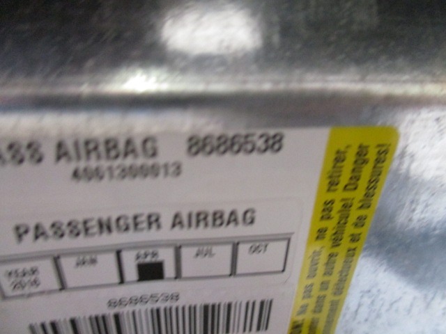 KIT AIRBAG KOMPLET OEM N. 19402 KIT AIRBAG COMPLETO ORIGINAL REZERVNI DEL VOLVO V70 MK2 285 (2000 - 2007) DIESEL LETNIK 2006