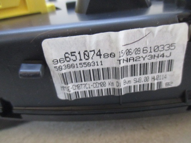 KILOMETER STEVEC OEM N. 9665107480 ORIGINAL REZERVNI DEL PEUGEOT 308 4A 4B 4C 4E 4H MK1 BER/SW/CC (2007 - 2013) DIESEL LETNIK 2009