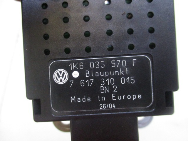 OJACEVALEC / ANTENA OEM N. 1K6035570 ORIGINAL REZERVNI DEL VOLKSWAGEN GOLF V 1K1 1K5 MK5 BER/SW (02/2004-11/2008) DIESEL LETNIK 2004