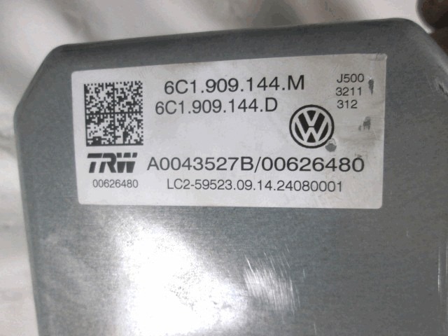 VOLANSKI DROG OEM N. 6C1909144D ORIGINAL REZERVNI DEL VOLKSWAGEN POLO 6R1 6C1 R (02/2014 - 2017) BENZINA LETNIK 2014