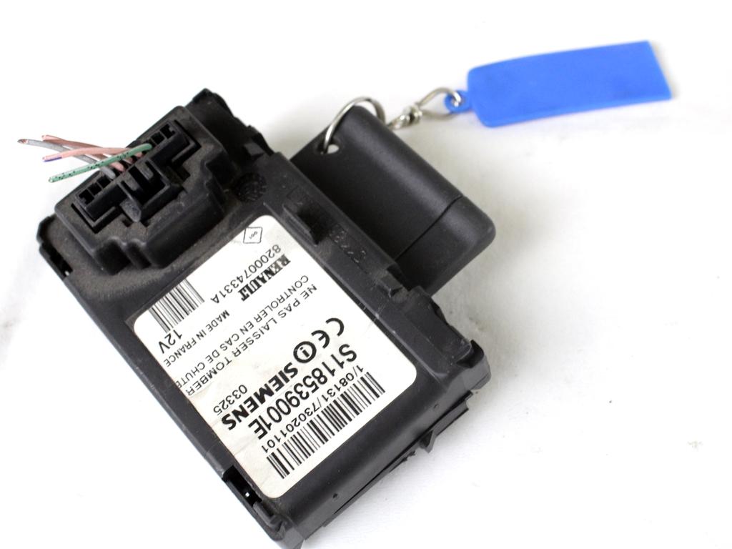 KOMPLET ODKLEPANJE IN VZIG  OEM N. 16919 KIT ACCENSIONE AVVIAMENTO ORIGINAL REZERVNI DEL RENAULT MEGANE MK2 BM0/1 CM0/1 EM0/1 KM0/1 LM0/1 BER/GRANDTOUR  (10/2002 - 02/2006) DIESEL LETNIK 2004