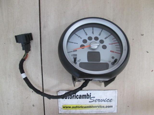 KILOMETER STEVEC OEM N. 62109306255 ORIGINAL REZERVNI DEL MINI ONE / COOPER BERLINA CABRIO R56 R57 (2007 - 2013) BENZINA LETNIK 2008