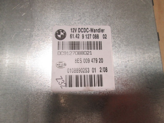 RAZNE KRMILNE ENOTE  OEM N. 61429127088 ORIGINAL REZERVNI DEL MINI ONE / COOPER BERLINA CABRIO R56 R57 (2007 - 2013) BENZINA LETNIK 2008