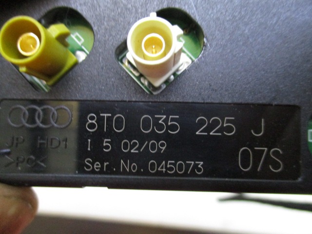 OJACEVALEC / ANTENA OEM N.  ORIGINAL REZERVNI DEL AUDI A5 8T COUPE/5P (2007 - 2011) BENZINA LETNIK 2010
