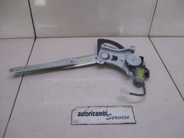 MEHANIZEM DVIGA SPREDNJIH STEKEL  OEM N. 96870317 ORIGINAL REZERVNI DEL CHEVROLET AVEO MK1 T250 (2006 - 2011) BENZINA/GPL LETNIK 2011