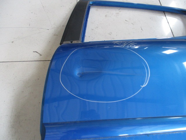 ZADNJA LEVA VRATA  OEM N. 9006N2 ORIGINAL REZERVNI DEL PEUGEOT 207 / 207 CC WA WC WD WK (2006 - 05/2009) BENZINA LETNIK 2008