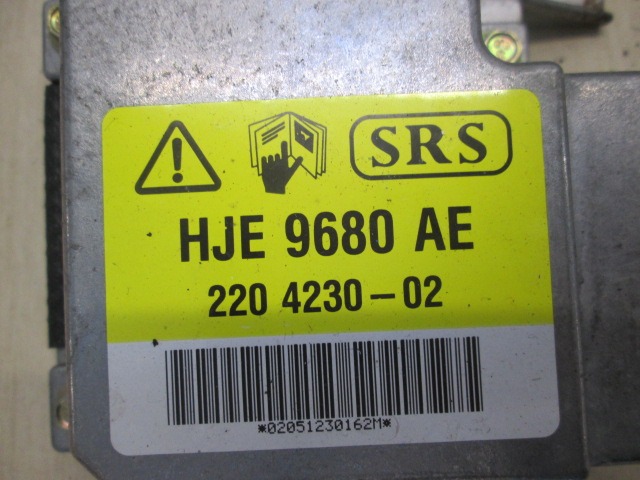 KIT AIRBAG KOMPLET OEM N. 16987 KIT AIRBAG COMPLETO ORIGINAL REZERVNI DEL JAGUAR XK X100 (1996 - 2006) BENZINA LETNIK 2006