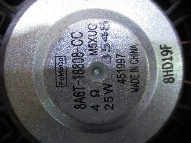 MEHANIZEM DVIGA ZADNJIH STEKEL  OEM N. 8A61-A045H23 ORIGINAL REZERVNI DEL FORD FIESTA CB1 CNN MK6 (09/2008 - 11/2012) DIESEL LETNIK 2009