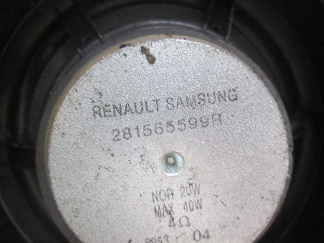 ZVOCNIKI OEM N. 281565599R ORIGINAL REZERVNI DEL RENAULT KOLEOS HY MK1 (2008 - 2011) DIESEL LETNIK 2010