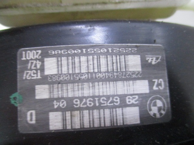 SERVO OJACEVALNIK ZAVOR S PUMPO OEM N. 296751976 ORIGINAL REZERVNI DEL BMW SERIE 1 BER/COUPE/CABRIO E81/E82/E87/E88 (2003 - 2007) BENZINA LETNIK 2005