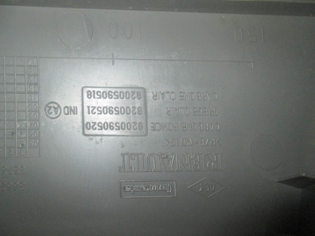 MONTA?NI DELI /  ARMATURNE PLOSCE SPODNJI OEM N. 8200590520 ORIGINAL REZERVNI DEL RENAULT CLIO BR0//1 CR0/1 KR0/1 MK3 (2005 - 05/2009) DIESEL LETNIK 2006