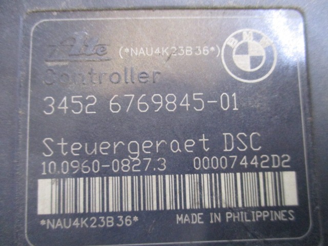 ABS AGREGAT S PUMPO OEM N. 34516769844 ORIGINAL REZERVNI DEL BMW SERIE 1 BER/COUPE/CABRIO E81/E82/E87/E88 (2003 - 2007) DIESEL LETNIK 2005