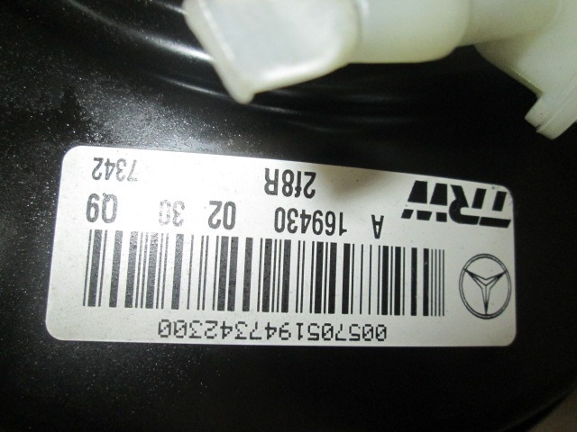 SERVO OJACEVALNIK ZAVOR S PUMPO OEM N. A1694300230 ORIGINAL REZERVNI DEL MERCEDES CLASSE B W245 T245 5P (2005 - 2011) DIESEL LETNIK 2005