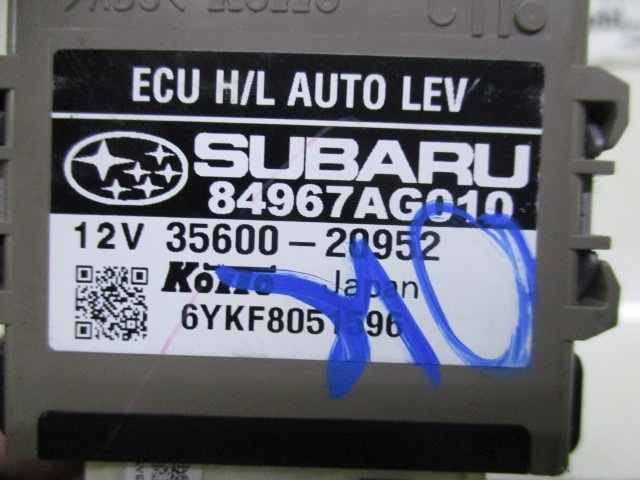 RACUNALNIK ZAROMETOV OEM N. 35600-20952 ORIGINAL REZERVNI DEL SUBARU LEGACY BL BP MK4 (2003 - 2009) BENZINA LETNIK 2007