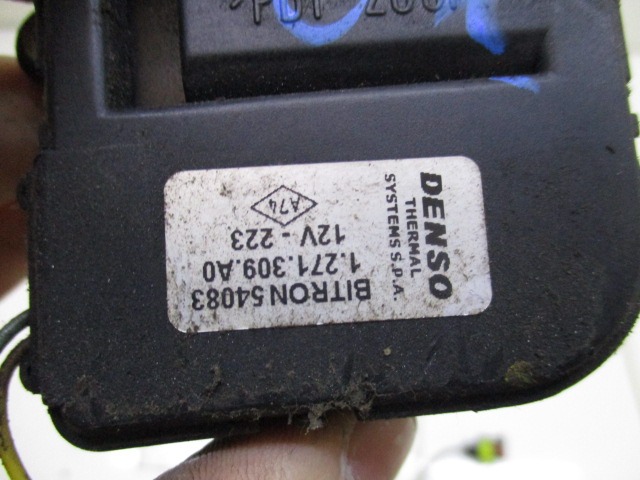MOTORCEK OGREVANJA OEM N. 1.271.309.A0 ORIGINAL REZERVNI DEL RENAULT CLIO BB CB MK2 R / CLIO STORIA (05/2001 - 2012) DIESEL LETNIK 2003