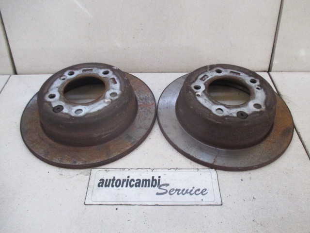 ZADNJI ZAVORNI DISKI OEM N. 584111H100 ORIGINAL REZERVNI DEL KIA CEE'D / PRO CEE'D MK1 ED (2006-2012) BENZINA LETNIK 2007