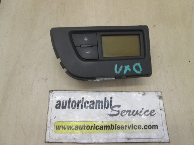 KONTROLNA ENOTA KLIMATSKE NAPRAVE / AVTOMATSKA KLIMATSKA NAPRAVA OEM N. 9650868877 ORIGINAL REZERVNI DEL CITROEN C4 PICASSO/GRAND PICASSO MK1 (2006 - 08/2013) DIESEL LETNIK 2009