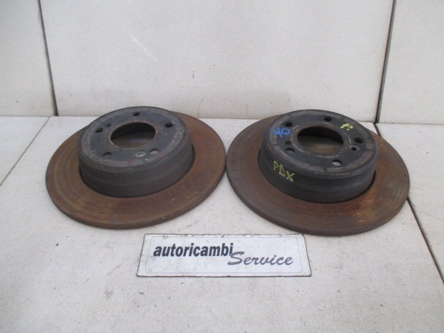 ZADNJI ZAVORNI DISKI OEM N. 2104230412 ORIGINAL REZERVNI DEL MERCEDES CLASSE SLK R170 (1997 - 2004) BENZINA LETNIK 1998