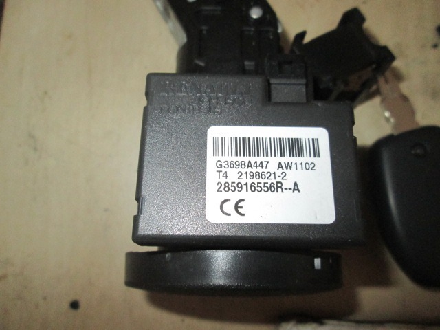 KOMPLET ODKLEPANJE IN VZIG  OEM N. 58143 KIT ACCENSIONE AVVIAMENTO ORIGINAL REZERVNI DEL DACIA SANDERO / SANDERO STEPWAY MK2 (2012 - 2016) BENZINA LETNIK 2013