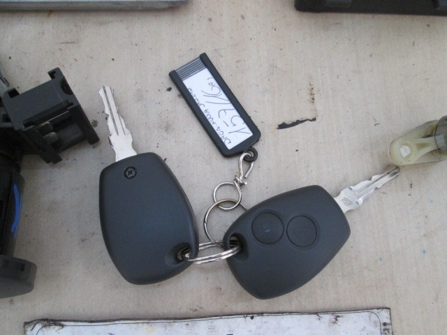 KOMPLET ODKLEPANJE IN VZIG  OEM N. 58143 KIT ACCENSIONE AVVIAMENTO ORIGINAL REZERVNI DEL DACIA SANDERO / SANDERO STEPWAY MK2 (2012 - 2016) BENZINA LETNIK 2013