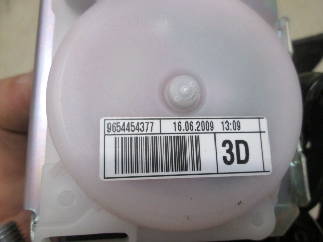 VARNOSTNI PAS OEM N. 9654454377 ORIGINAL REZERVNI DEL CITROEN C4 PICASSO/GRAND PICASSO MK1 (2006 - 08/2013) DIESEL LETNIK 2009