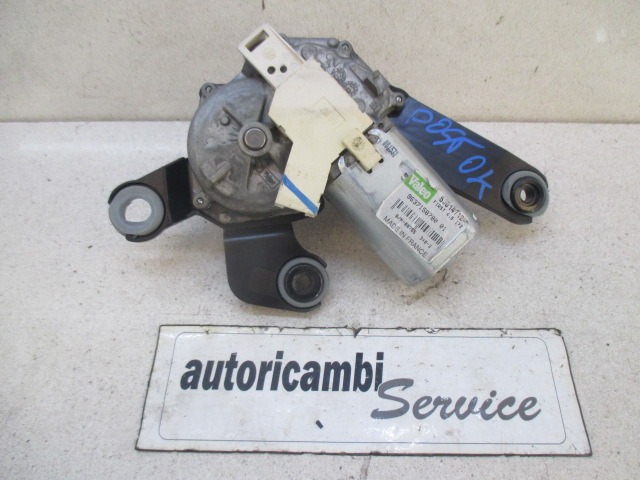 MOTORCEK ZADNJEGA BRISALCA OEM N. 9637158780 ORIGINAL REZERVNI DEL CITROEN C3 / PLURIEL MK1 (2002 - 09/2005) DIESEL LETNIK 2003