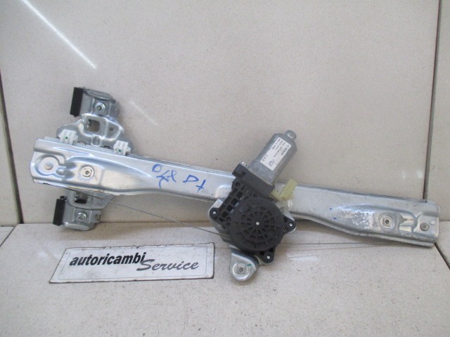 MEHANIZEM DVIGA ZADNJIH STEKEL  OEM N. 95299682 ORIGINAL REZERVNI DEL CHEVROLET CRUZE J300 J305 (2009 - 2019) DIESEL LETNIK 2013