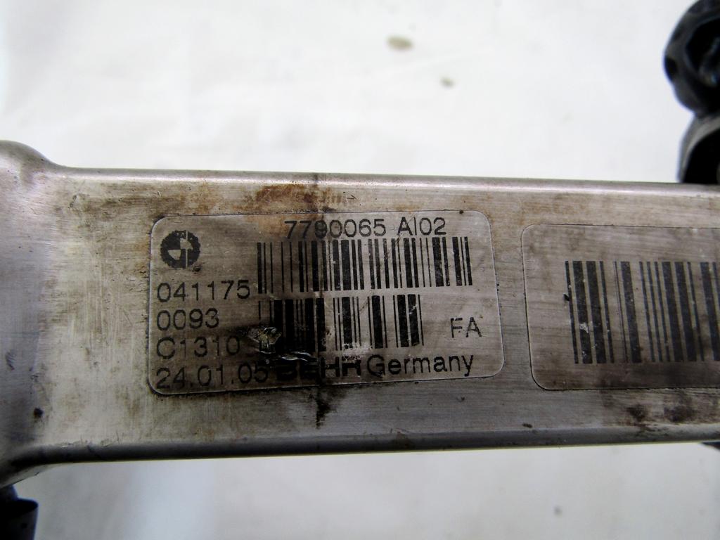 7790065 RADIATORE SCARICO GAS EGR BMW 530D E60 3.0 D 5P AUT 160KW (2005) RICAMBIO USATO 