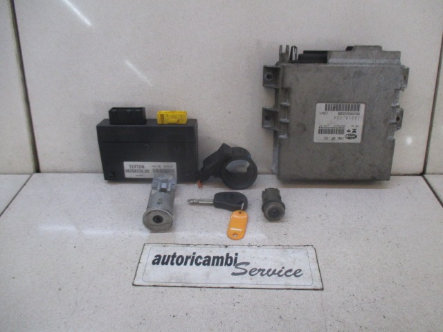 KOMPLET ODKLEPANJE IN VZIG  OEM N. 8847 KIT ACCENSIONE AVVIAMENTO ORIGINAL REZERVNI DEL FIAT ULYSSE 220 MK1 (1994 - 05/2002) BENZINA LETNIK 1998