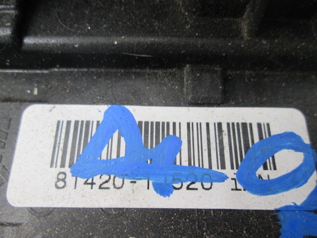 CENTRALNO ZAKLEPANJE ZADNJIH DESNIH VRAT OEM N. 814201J520 ORIGINAL REZERVNI DEL HYUNDAI I20 PB PBT MK1 R (2012 - 2014) DIESEL LETNIK 2012