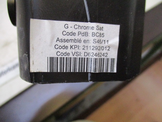 ODVOD ZRAKA OEM N. D6246242 ORIGINAL REZERVNI DEL RENAULT CLIO BR0//1 CR0/1 KR0/1 MK3 R (05/2009 - 2013) BENZINA/GPL LETNIK 2012