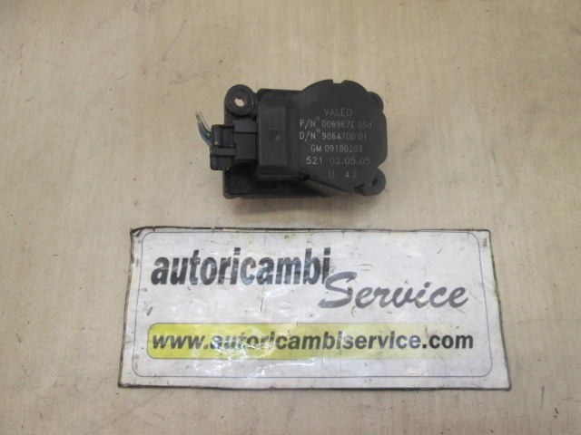 MOTORCEK OGREVANJA OEM N. 9180203 ORIGINAL REZERVNI DEL SAAB 9-3 YS3F MK2 BER/SW/CABRIO (2003 - 2006) BENZINA LETNIK 2005