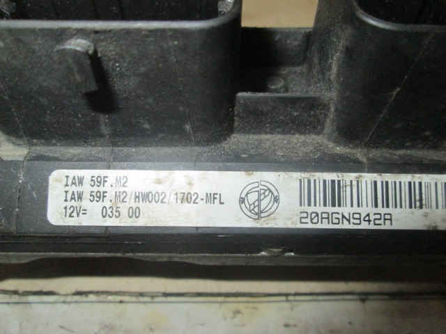OSNOVNA KRMILNA ENOTA DDE / MODUL ZA VBRIZGAVANJE OEM N. 46760606 ORIGINAL REZERVNI DEL FIAT PUNTO 188 MK2 R (2003 - 2011) BENZINA LETNIK 2005