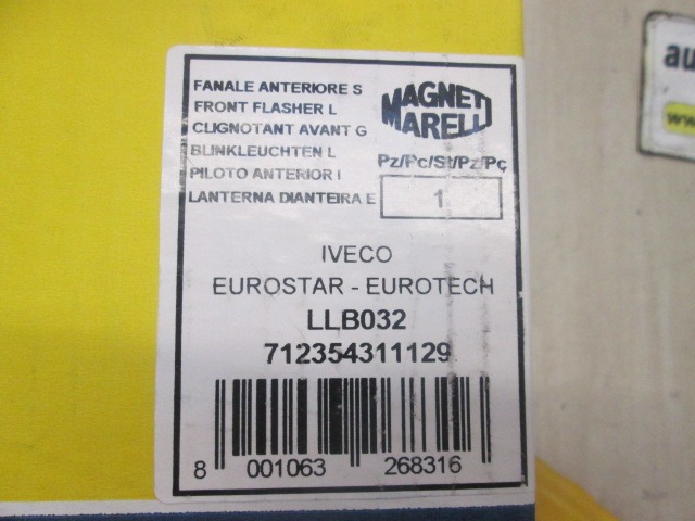 SPREDNJI INDIKATOR OEM N. 71235431129 ORIGINAL REZERVNI DEL IVECO EUROSTAR (1993 - 2002)DIESEL LETNIK 1993