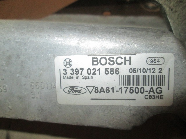 MOTORCEK PREDNJIH BRISALCEV OEM N. 8A6117500AG ORIGINAL REZERVNI DEL FORD FIESTA CB1 CNN MK6 (09/2008 - 11/2012) BENZINA LETNIK 2012