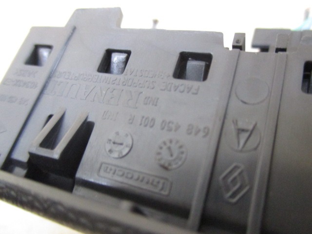 GLAVNO STIKALO LUCI OEM N. 648450001R ORIGINAL REZERVNI DEL RENAULT MEGANE MK3 BZ0/1 B3 DZ0/1 KZ0/1 BER/SPORTOUR/ESTATE (2009 - 2015) DIESEL LETNIK 2011