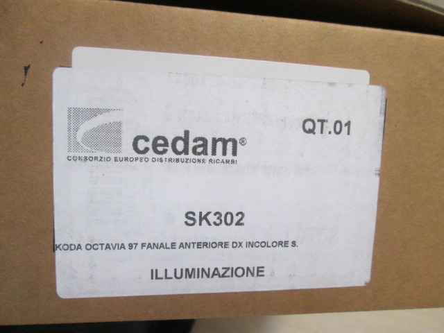SPREDNJI INDIKATOR OEM N. 1U0953156A ORIGINAL REZERVNI DEL SKODA OCTAVIA MK1 1U2 1U5 BER/SW (1997 - 2004)DIESEL LETNIK