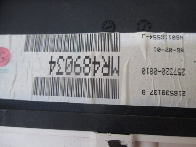 KILOMETER STEVEC OEM N. MR489034 ORIGINAL REZERVNI DEL MITSUBISHI SPACESTAR DG_A (1998 - 2005) BENZINA LETNIK 2002