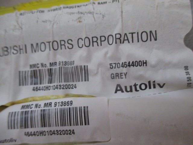 KIT AIRBAG KOMPLET OEM N. 16177 KIT AIRBAG COMPLETO ORIGINAL REZERVNI DEL MITSUBISHI SPACESTAR DG_A (1998 - 2005) BENZINA LETNIK 2002