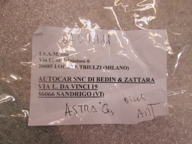 9118766 PARAURTI ANTERIORE OPEL ASTRA 1.6 SW B RICAMBIO NUOVO CON PRIMER DA VERNICIARE 0709111