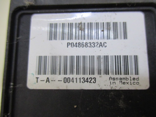 REGULATOR PREZRACEVANJA OEM N. P04868332AC ORIGINAL REZERVNI DEL CHRYSLER VOYAGER/GRAN VOYAGER RG RS MK4 (2001 - 2007) BENZINA LETNIK 2001