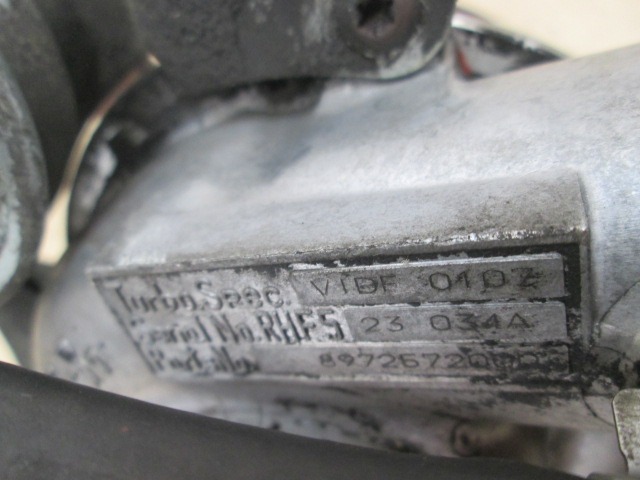 TURBINA OEM N. 8972672000 ORIGINAL REZERVNI DEL ISUZU TROOPER MK3 (2001 - 2003) DIESEL LETNIK 2001